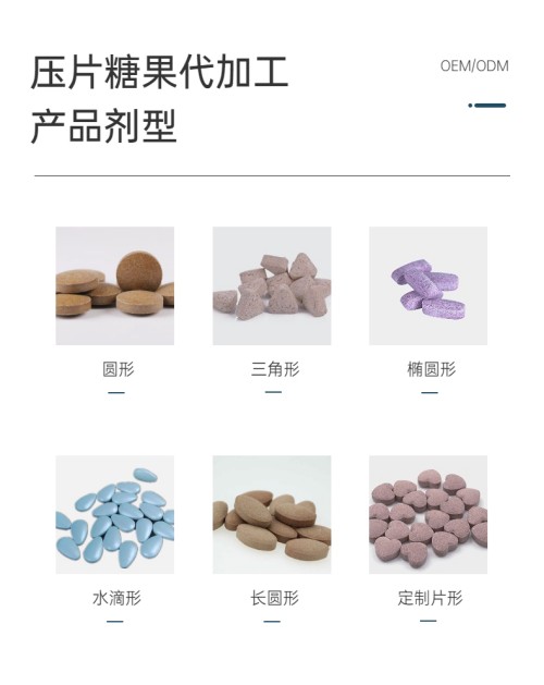 壓片糖果代加工產品劑型-德州健之源